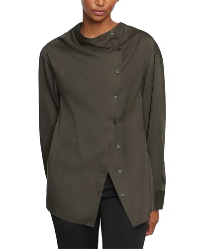 MODERN CITIZEN JEMIMA WRAP-NECK TENCEL BLOUSE