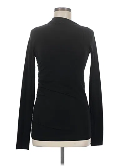 Pre-owned Modern Citizen Long Sleeve Top Black Turtleneck Tops