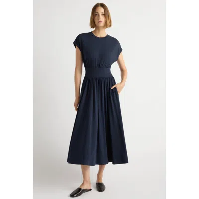 Modern Citizen Prima Jersey Midi Dress In Blue