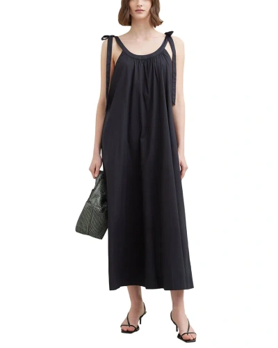 Modern Citizen Rey Tie-shoulder Maxi Dress In Black