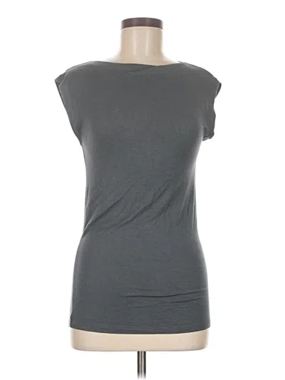 Pre-owned Modern Citizen Short Sleeve Top Gray Scoop Neck Tops