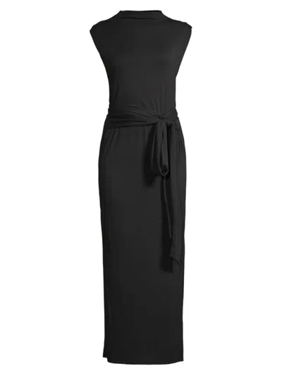 Modern Citizen Women's Eden Sleeveless Sash Maxi Dress In Black