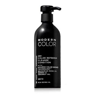 Modern Color Black 3-in-1 Hair Color Refresh + Cleanse + Condition - Onyx
