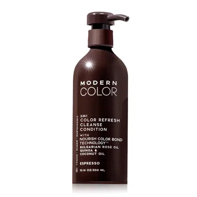 Modern Color Brown 3-in-1 Hair Color Refresh + Cleanse + Condition - Espresso
