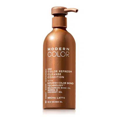 Modern Color Brown 3-in-1 Hair Color Refresh + Cleanse + Condition - Mocha Latte