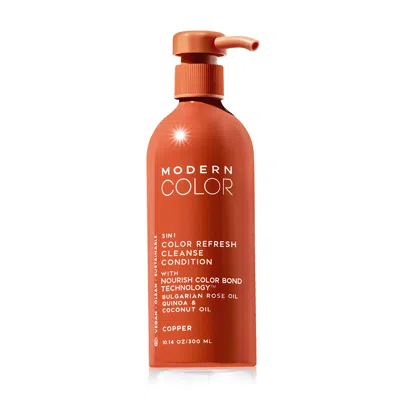 Modern Color Orange 3-in-1 Hair Color Refresh + Cleanse + Condition - Copper