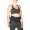 Modern Eternity Maternity Bella Active Maternity Nursing Bra In Gray