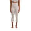 Modern Eternity Maternity Ella Activewear Seamless Maternity Leggings In Gray