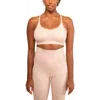 Modern Eternity Maternity Layla Yoga Racer Back Nursing Bra In Orange