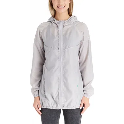 Modern Eternity Maternity Modern Eternity Addison 3-in-1 Waterproof Maternity Windbreaker In Gray