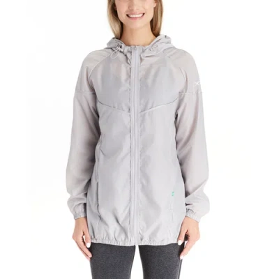 Modern Eternity Maternity Modern Eternity Addison 3-in-1 Waterproof Maternity Windbreaker In Gray