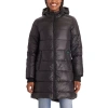 Modern Eternity Maternity Modern Eternity Naomi 3-in-1 Down-filled Nylon Maternity & Babywearing Par In Black