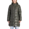 Modern Eternity Maternity Modern Eternity Naomi 3-in-1 Down-filled Nylon Maternity & Babywearing Par In Green