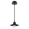 Modern Forms 1 - Light Single Cone Led Pendant In Black