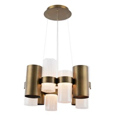 Modern Forms 12 - Light Unique / Statement Wagon Wheel Led Chandelier