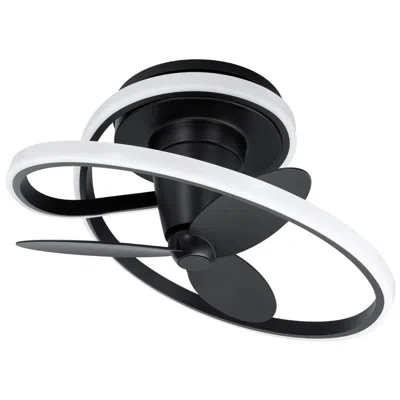 Modern Forms 28"  Veloce Black Led Outdoor Smart Hugger Ceiling Fan