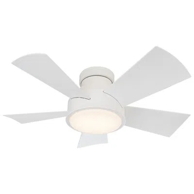 Modern Forms 38"  Vox Matte White 3500k Led Smart Ceiling Fan