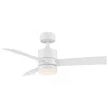 Modern Forms 44"  Axis Matte White Led Smart Ceiling Fan - Made To Order