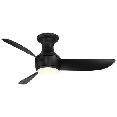 Modern Forms 44"  Corona Matte Black Led Hugger Smart Ceiling Fan