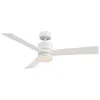 Modern Forms 52"  Axis Matte White 2700k Led Smart Ceiling Fan