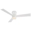Modern Forms 52"  Axis Matte White Hugger Wet Led Smart Ceiling Fan
