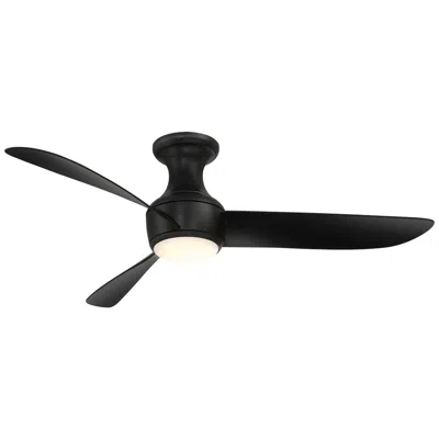 Modern Forms 52"  Corona Matte Black Led Smart Ceiling Fan - Made To Order