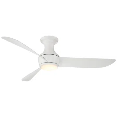 Modern Forms 52"  Corona Matte White Led Smart Hugger Fan Made To Order