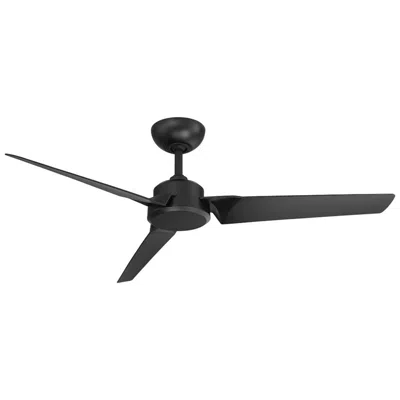 Modern Forms 52"  Roboto Matte Black Wet Rated Smart Ceiling Fan