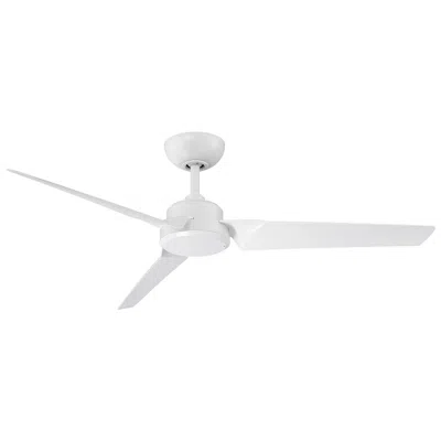 Modern Forms 52"  Roboto Matte White Wet Rated Smart Ceiling Fan