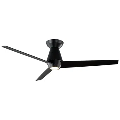 Modern Forms 52"  Slim Black 3000k Led Smart Outdoor Flush Ceiling Fan