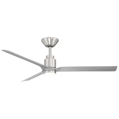 Modern Forms 52"  Smooth 3-blade Smart Ceiling Fan In Gray