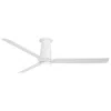 Modern Forms 52"  Smooth Matte White Led Smart Ceiling Fan In White