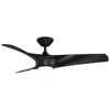 Modern Forms 52"  Zephyr Matte Black Led Smart Ceiling Fan