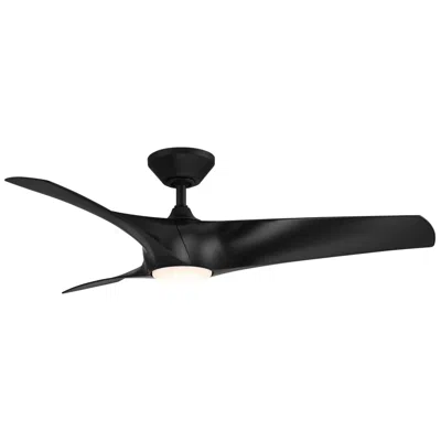 Modern Forms 52"  Zephyr Matte Black Led Smart Ceiling Fan
