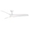 Modern Forms 52"  Zephyr Matte White Led Smart Ceiling Fan