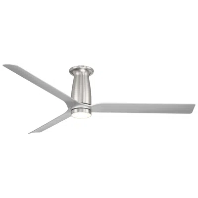 Modern Forms 52" Smooth Brushed Nickel And Silver Led Smart Ceiling Fan