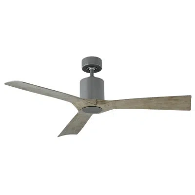 Modern Forms 54" Aviator 3 - Blade Outdoor/indoor Smart Propeller Ceiling Fan With Wall Control, Works With Alexa In Graphite,weathered Gray