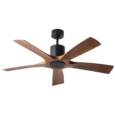 Modern Forms 54"  Aviator Matte Black 5-blade Outdoor Smart Ceiling Fan