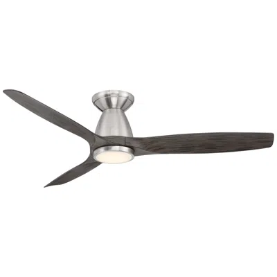 Modern Forms 54"  Skylark Brushed Nickel 3-blade Hugger Smart Fan