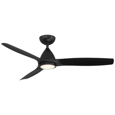 Modern Forms 54"  Skylark Matte Black 3000k Led Smart Ceiling Fan