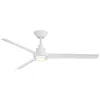 Modern Forms 56 "  Bolo Matte White Led Smart Ceiling Fan In White