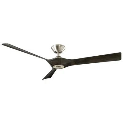 Modern Forms 58"  Torque Brushed Nickel And Ebony Smart Ceiling Fan