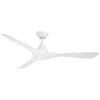 Modern Forms 60"  Carve Matte White Smart Ceiling Fan In White