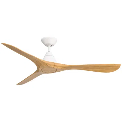 Modern Forms 60"  Carve Matte White Smart Ceiling Fan With Remote