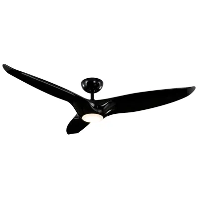 Modern Forms 60"  Morpheus Iii Gloss Black 2700k Led Smart Ceiling Fan