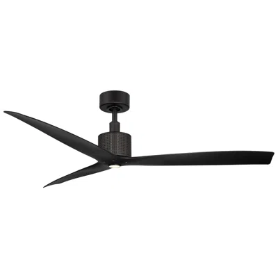 Modern Forms 60"  Spinster Matte Black Outdoor Smart Led Ceiling Fan