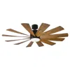Modern Forms 60"  Windflower Matte Black Led Wet Smart Ceiling Fan