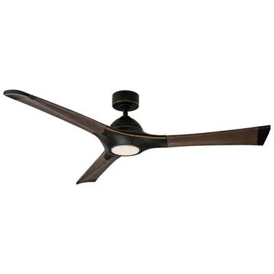 Modern Forms 60"  Woody Bronze Led Wet Smart Ceiling Fan