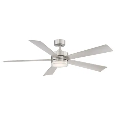 Modern Forms 60"  Wynd Stainless Steel Led Ceiling Fan