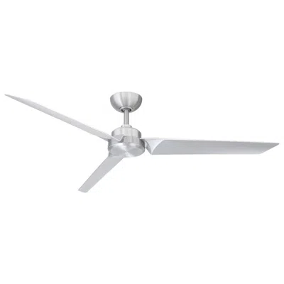Modern Forms 62"  Roboto Brushed Aluminum Outdoor Smart Ceiling Fan